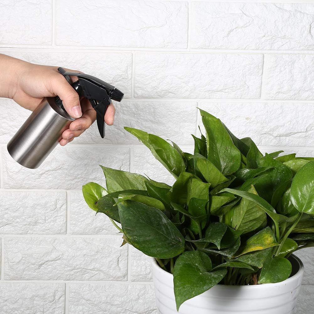 Stainless Steel Spray Bottle,Fine Mist Sprayer Empty Refillable Container for Kitchen Bathroom or Plants Water Sprayer(350ML) multi - Image 3