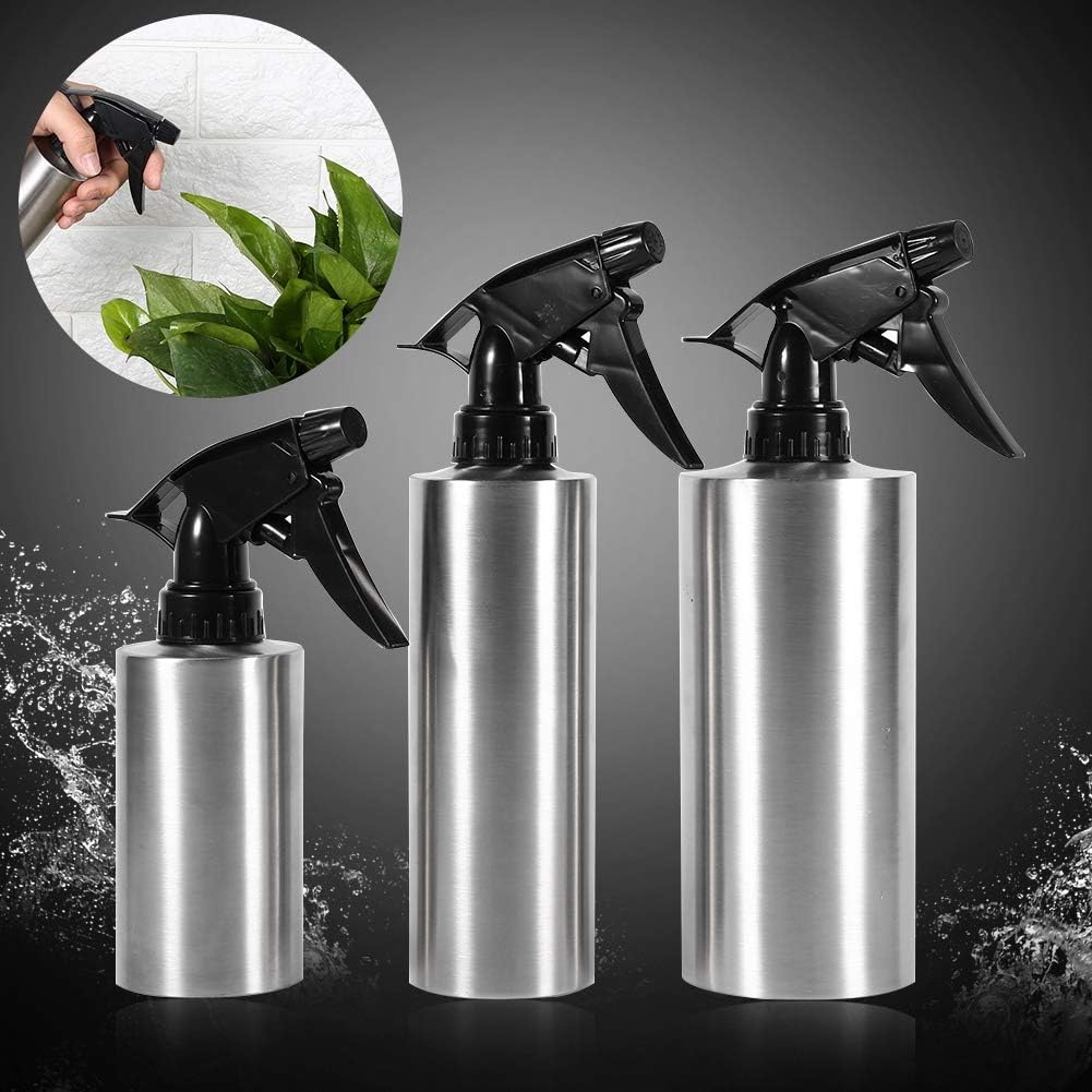 Stainless Steel Spray Bottle,Fine Mist Sprayer Empty Refillable Container for Kitchen Bathroom or Plants Water Sprayer(350ML) multi - Image 7