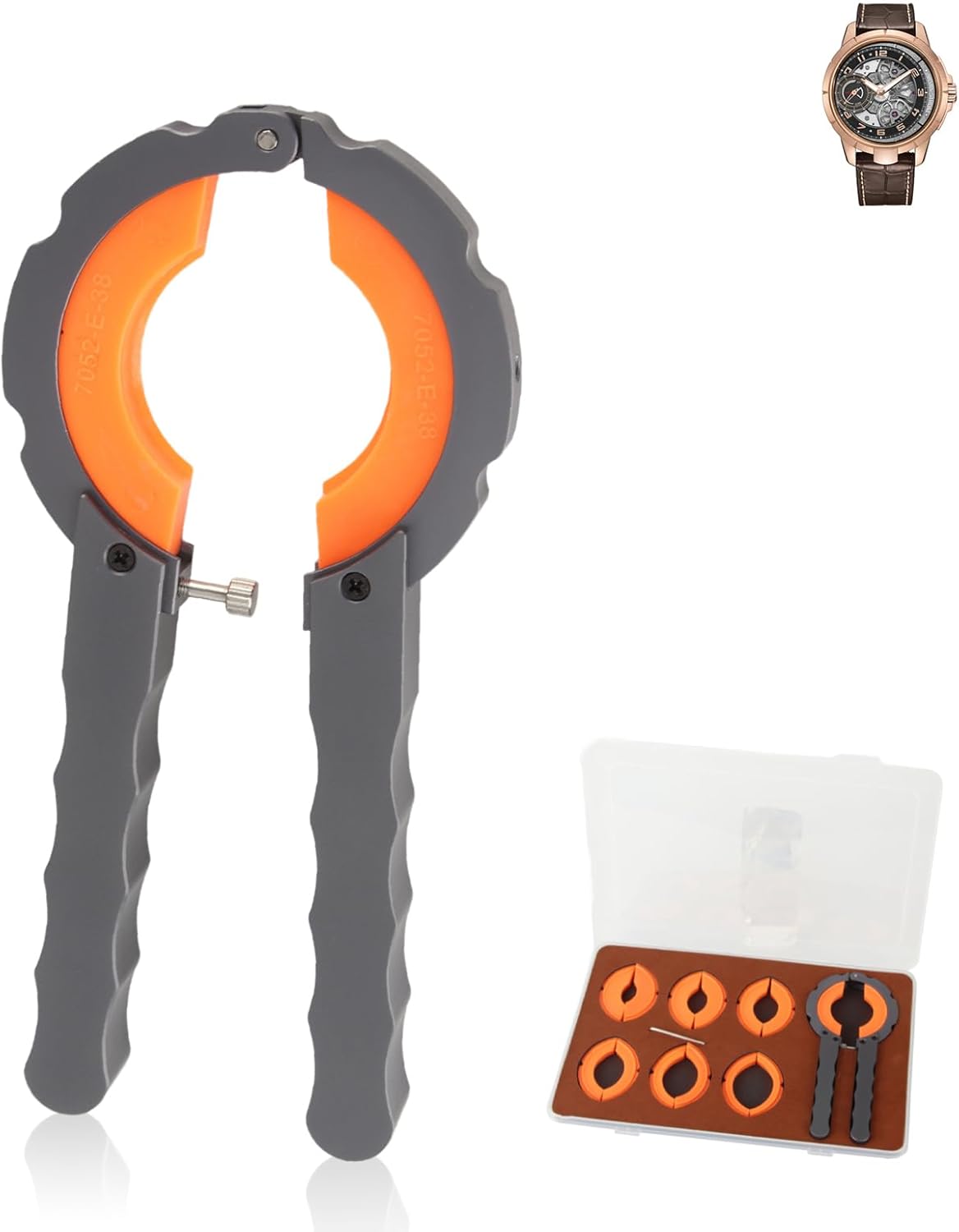 Watch Bezel Ring Remover Kit, Professional Glass Lens Replacement Protective Cover Removal Tool for Watchmaker - Image 1