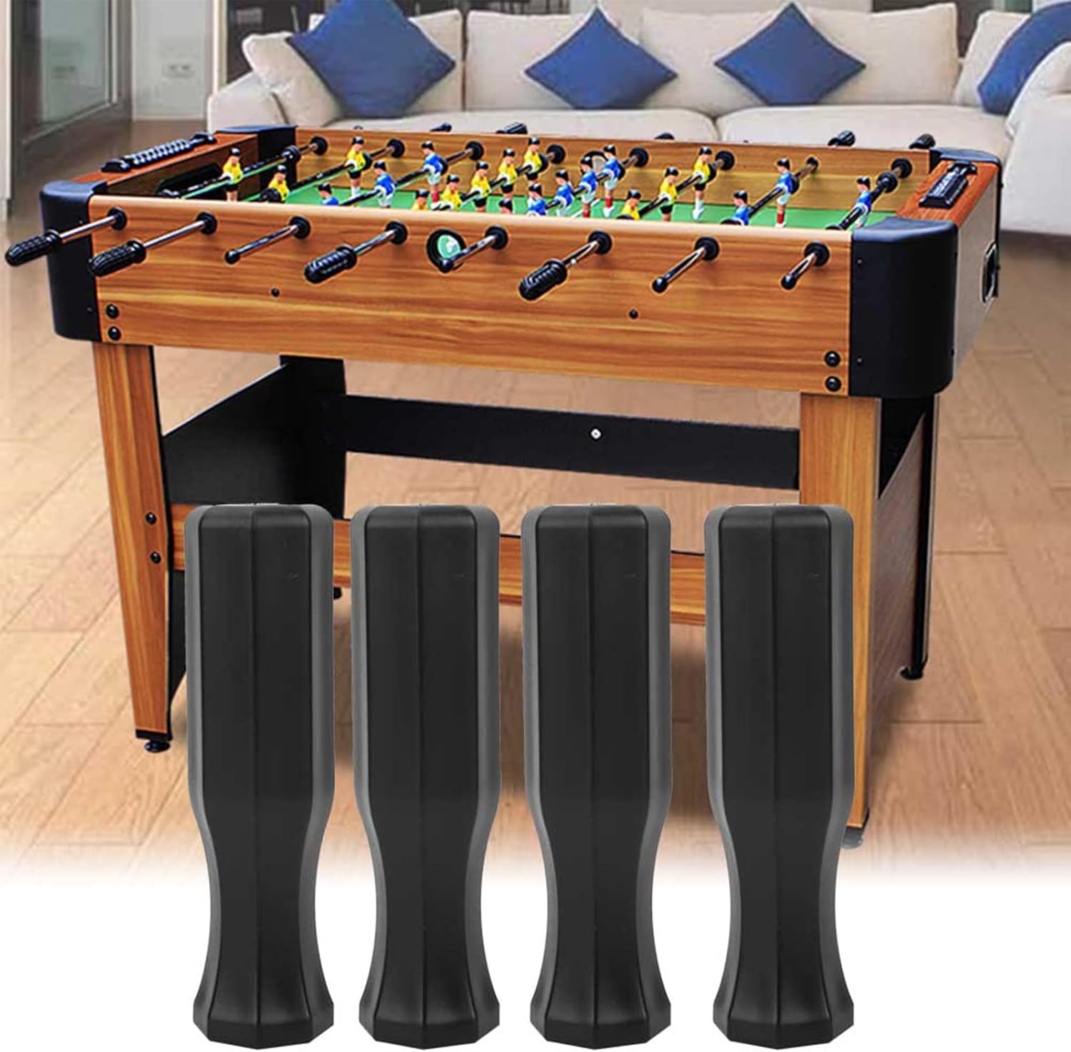 8pcs Foosball Table Handles, 4.7in Plastic Octagonal Handles for Standard Tables Handle Grip Top Game Replacement Part Accessories - Image 8