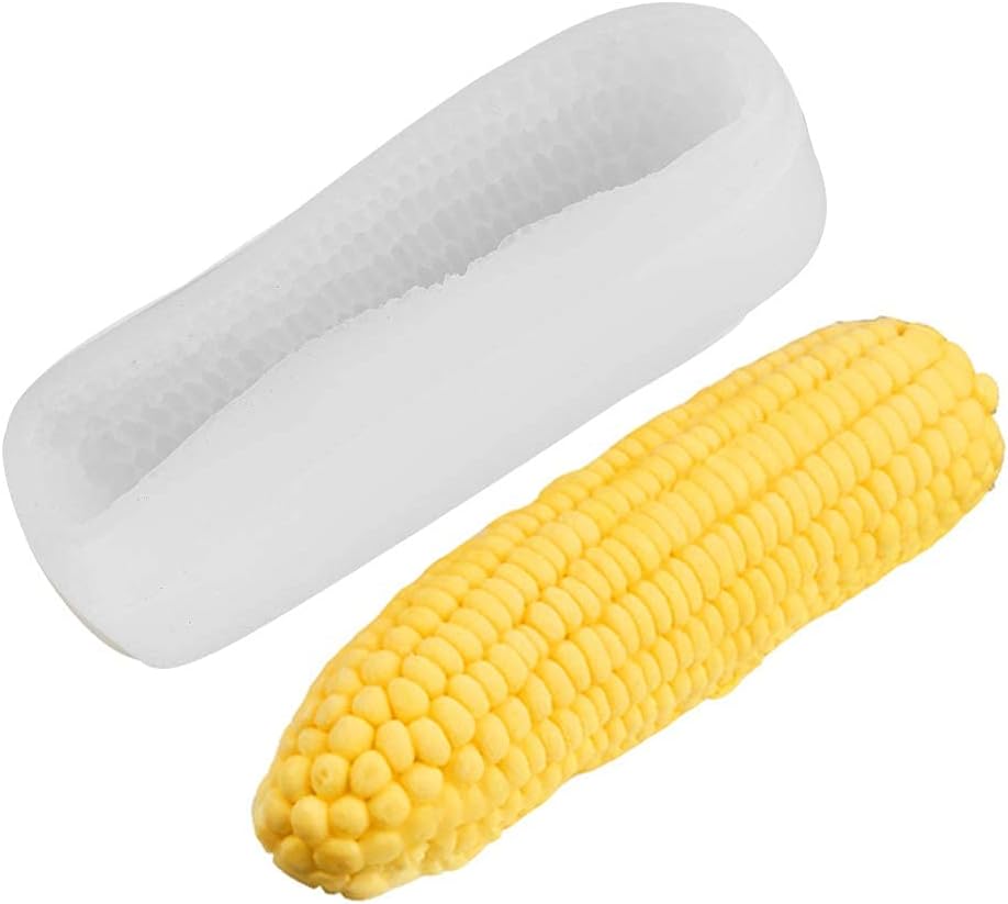 3D Corn Silicone Mold, Baking Molds Dessert Mould Shaped Candle for Mousse Cake, Pastry, Chocolate, Soap - Image 1