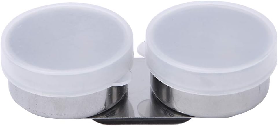 Double Dipper Palette Cup, Stainless Steel Oil Painting Cup with Lid and Clip for Watercolor Gouache Acrylic - Image 8