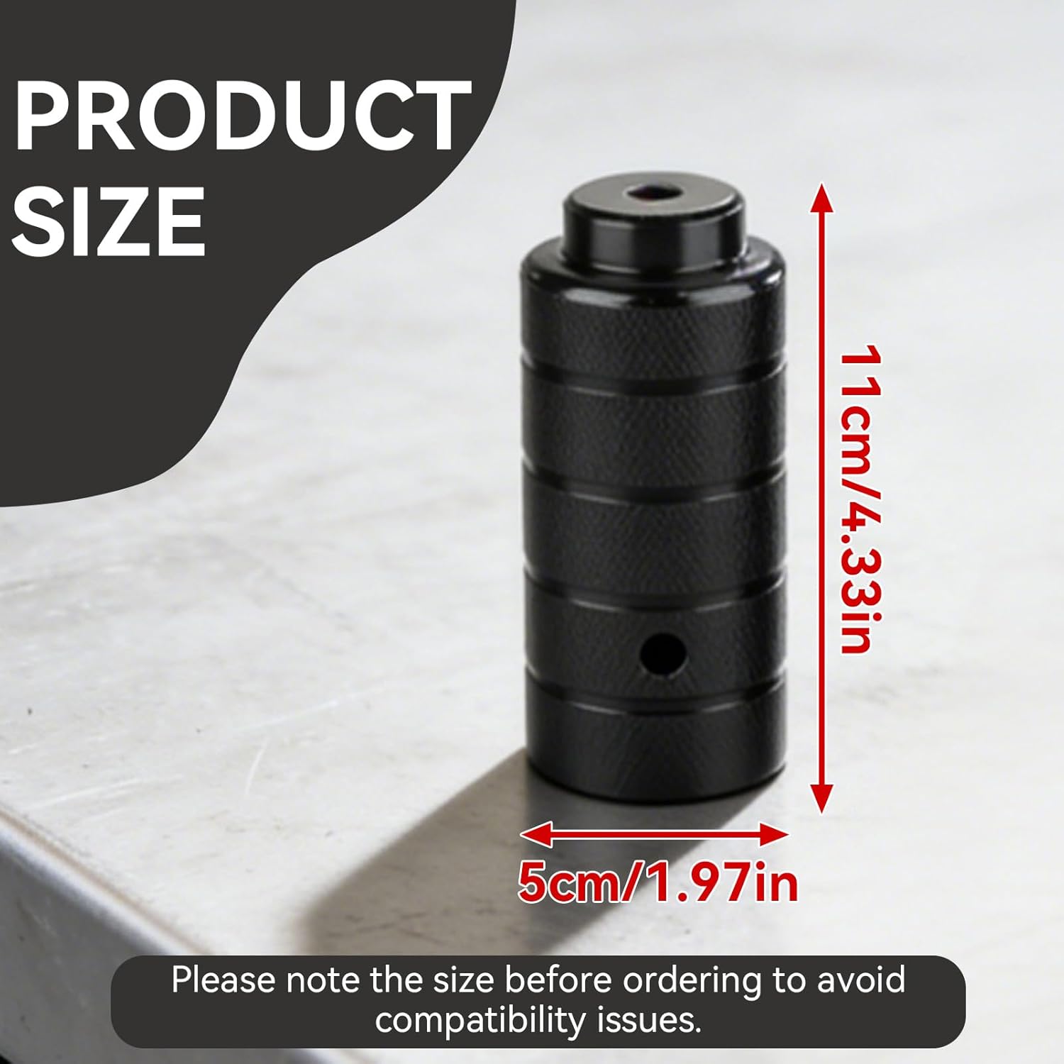 2PCS Steel Bike Pegs, Anti Skid Lead Foot Bicycle Peg Mini Cycling Rear Stunt 1.97 x 4.33in for Mountain - Image 2