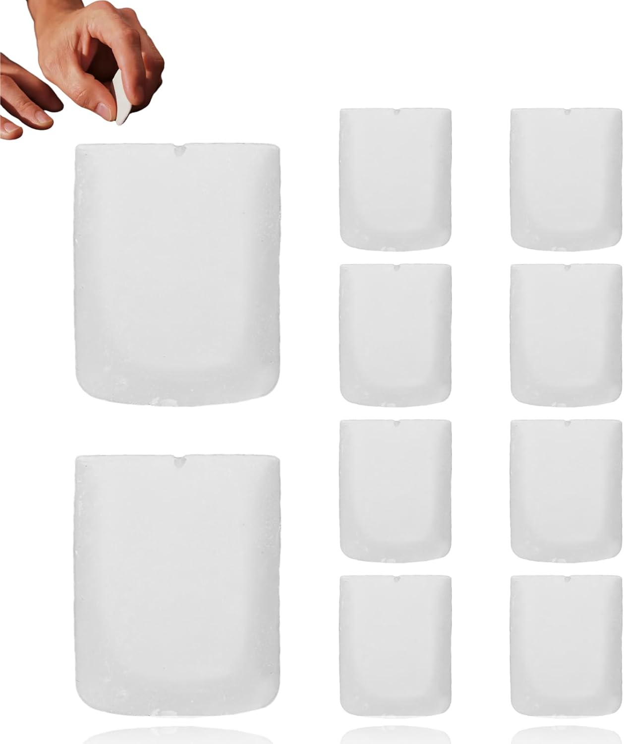 10PCS Tailors Chalk, Sewing Fabric Markers Washable Chalk DIY Crafts White for Quilting Supplies Accessories - Image 1