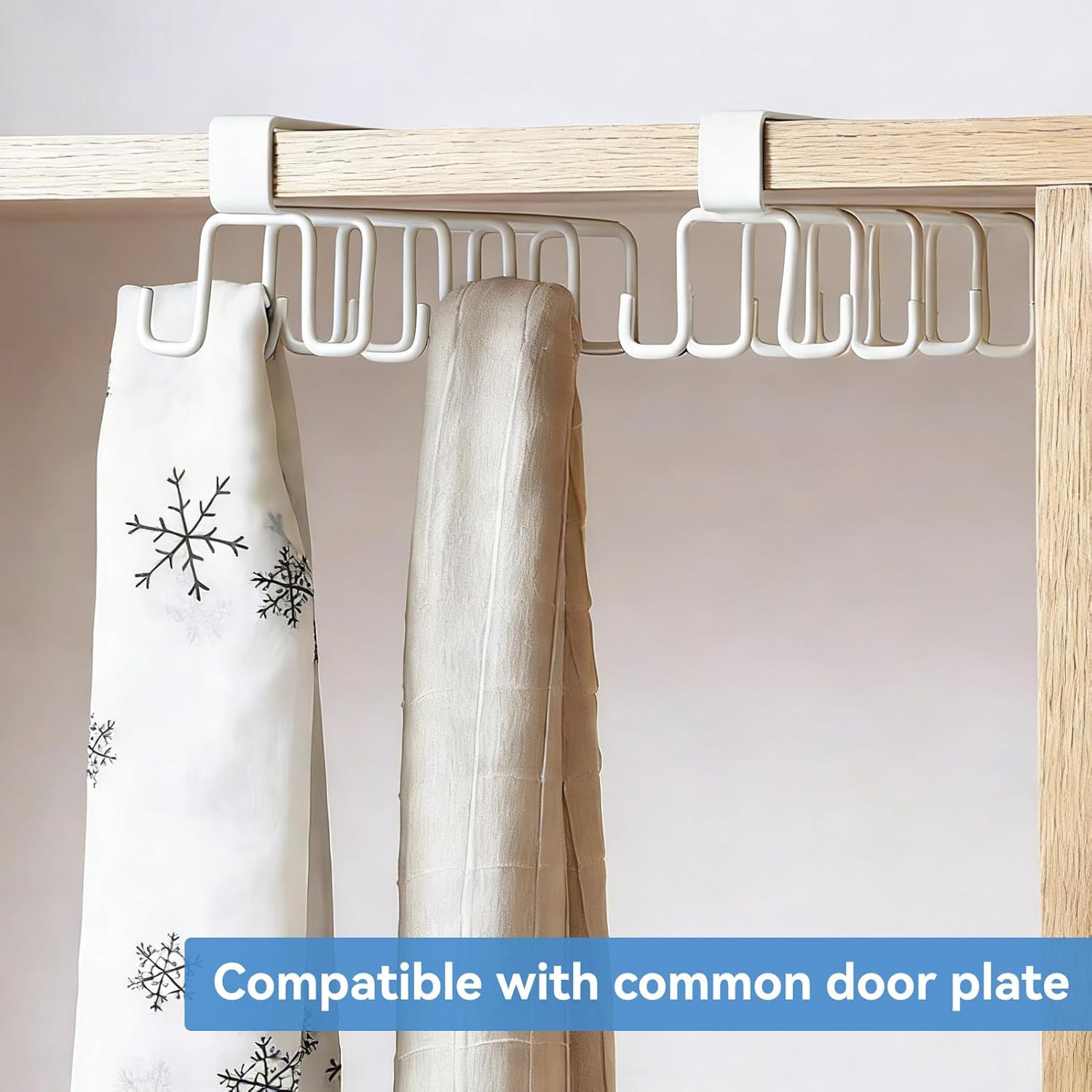 Mug Hooks Under Cabinet, Coffee Cup Cabinet No Drilling Hanger Hanging Cups Organizer for Kitchen Utensil Storage - Image 6