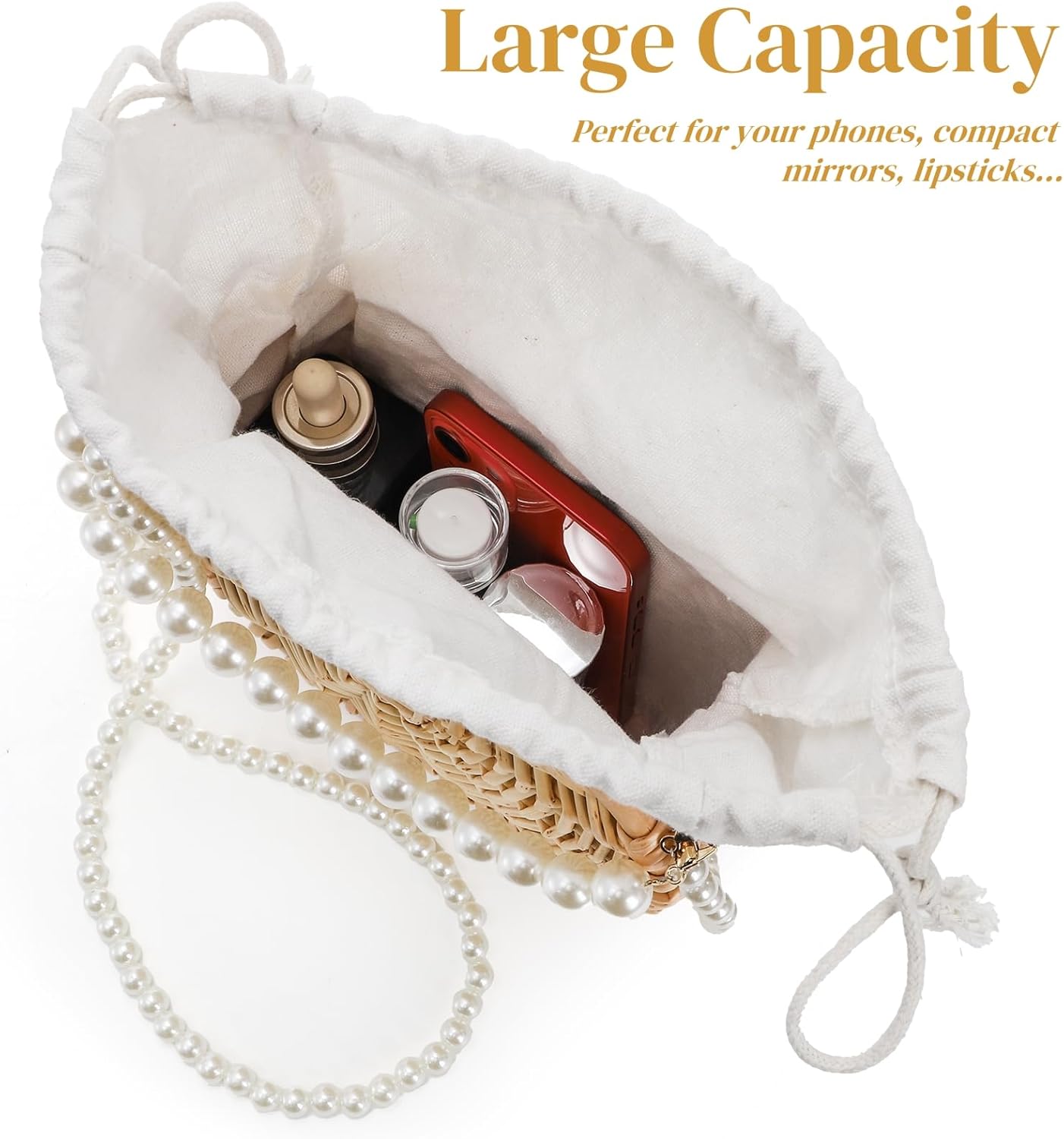 Round Rattan Bag, 8