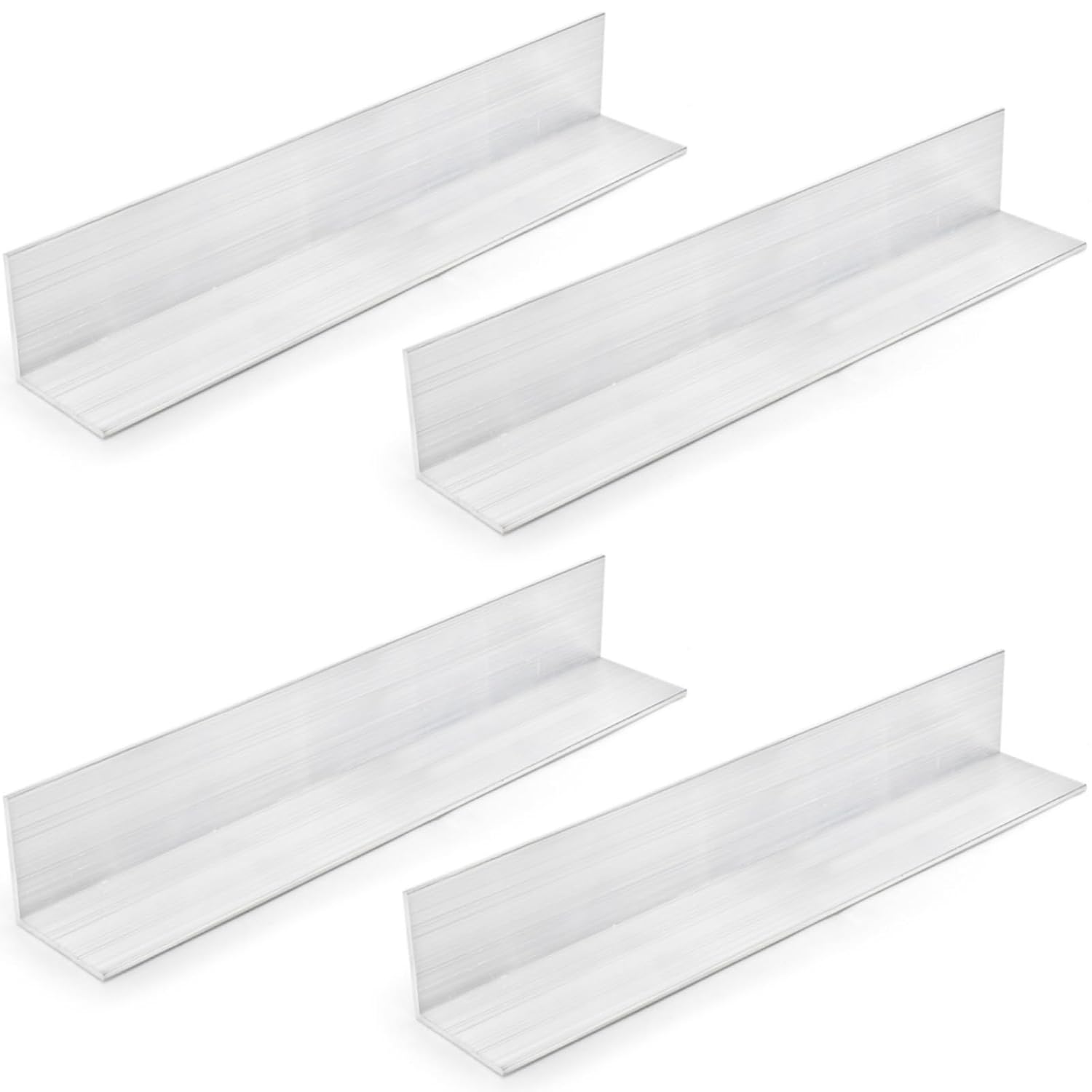 4 Pack Aluminum Angle 6061, 2