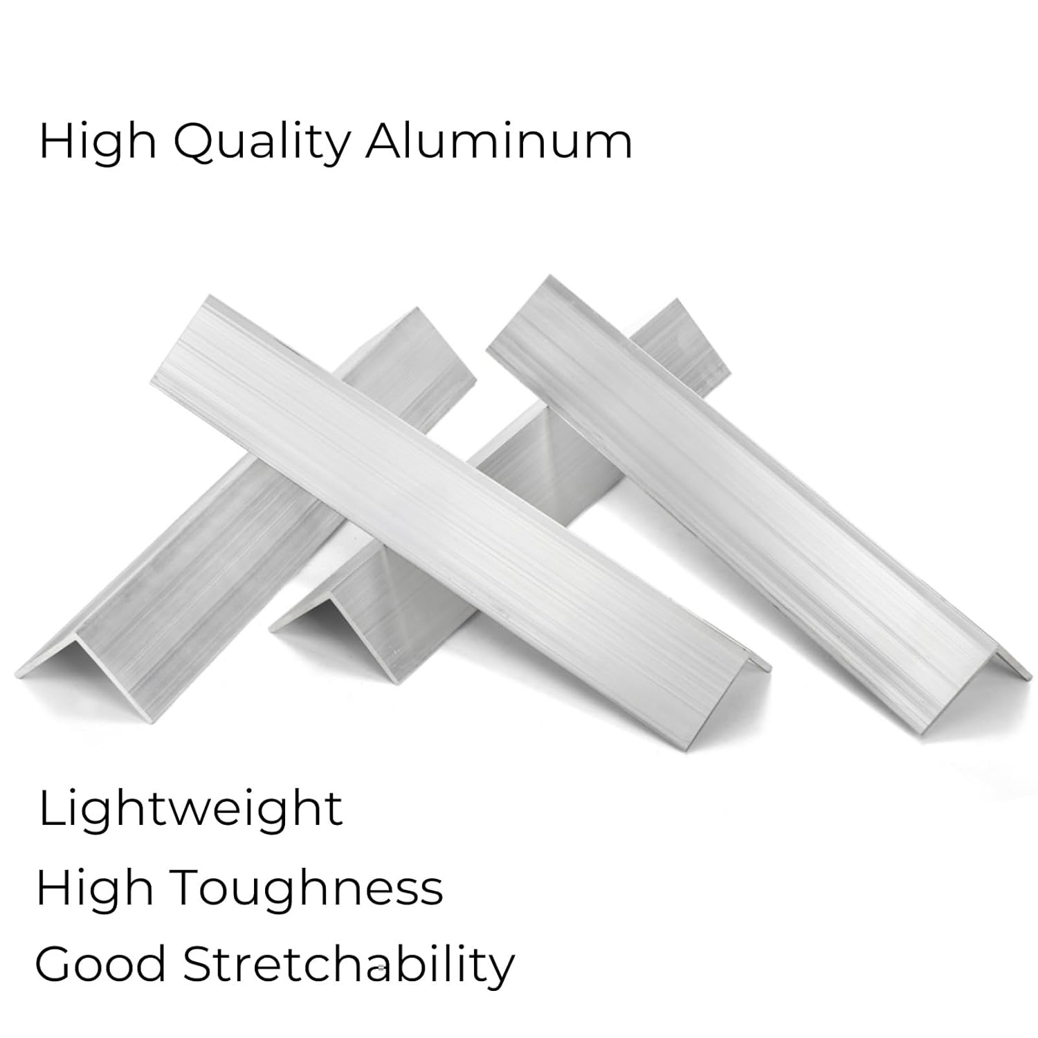 4 Pack Aluminum Angle 6061, 2