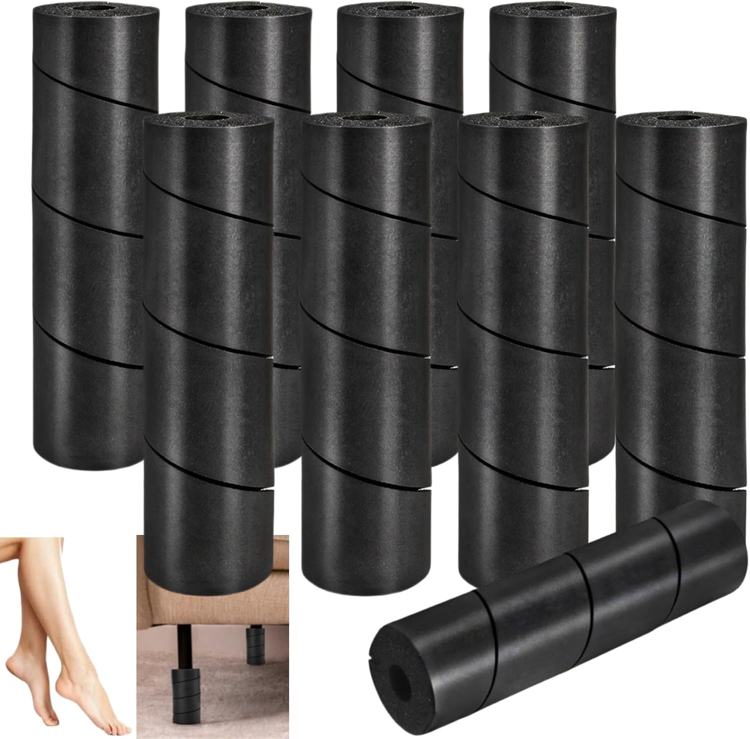 8 Pack Bed Frame Toe Protectors, 6