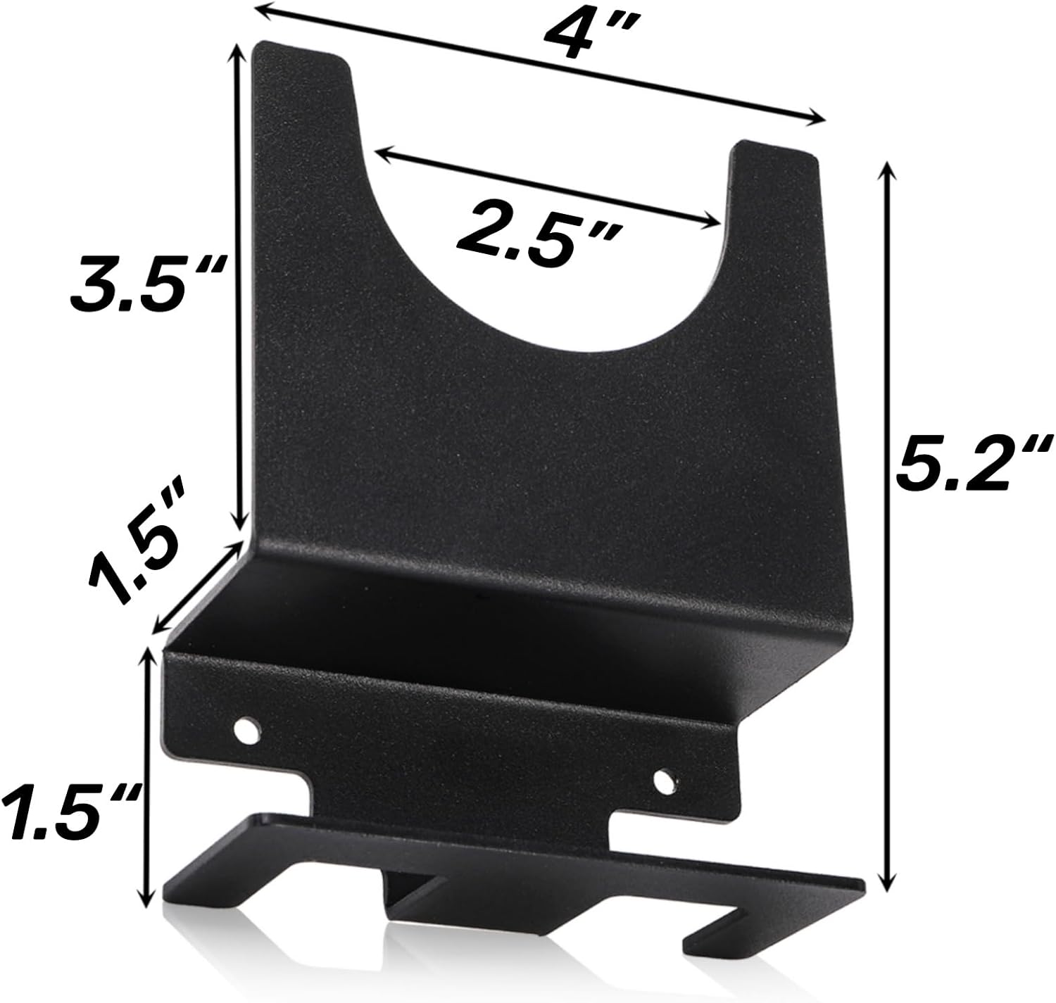 4 Pack Angle Grinder Holder, Wall Mount Bracket for 5 inch Grinder, Polisher Storage Rack Stand with Cord Hook, Garage Tool Hanger Grinders Impact Wrench Cutters Waxing Machines - Image 2