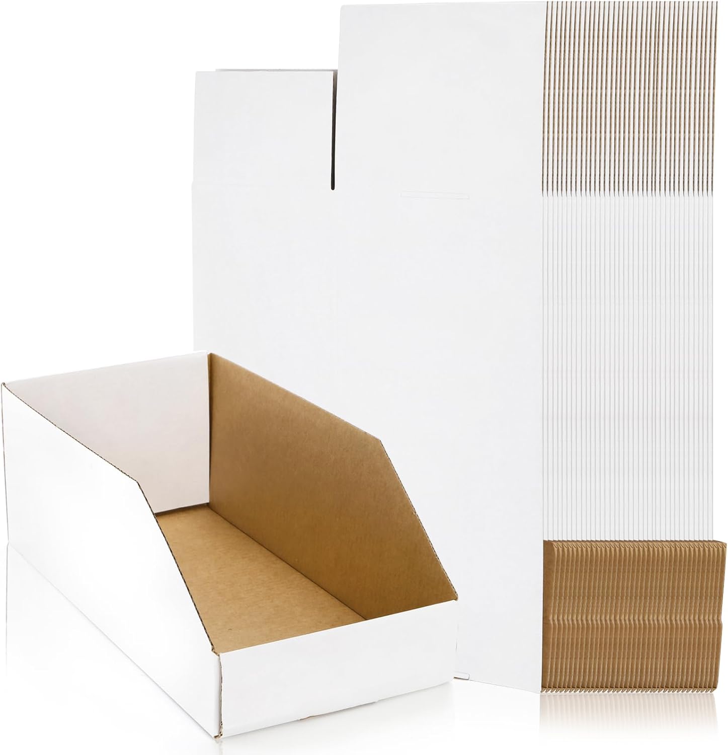 35 Pack Cardboard Storage Bins, 12