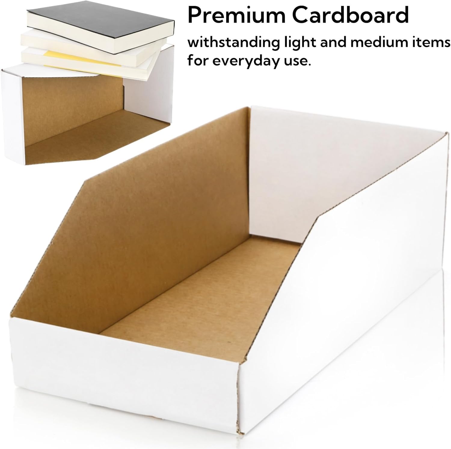 35 Pack Cardboard Storage Bins, 12