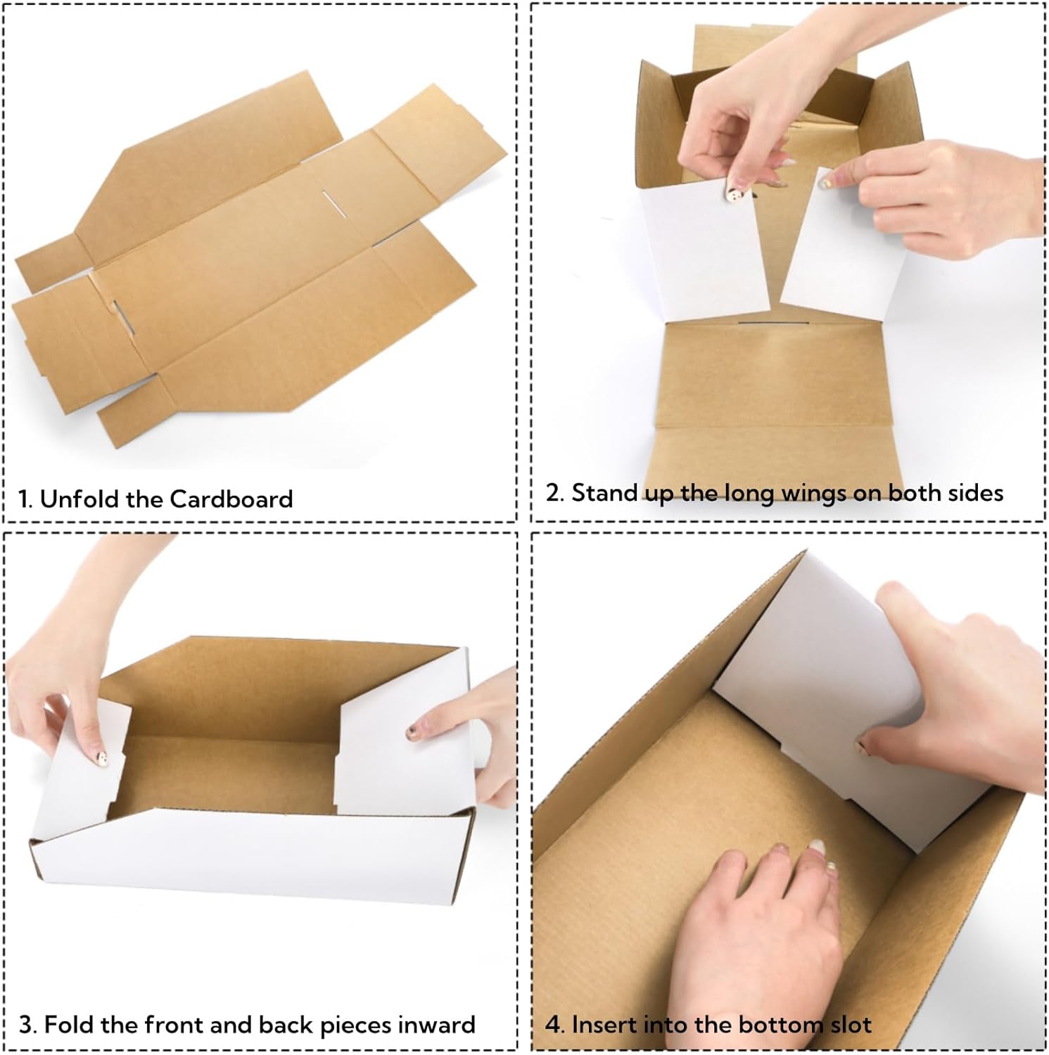 35 Pack Cardboard Storage Bins, 12