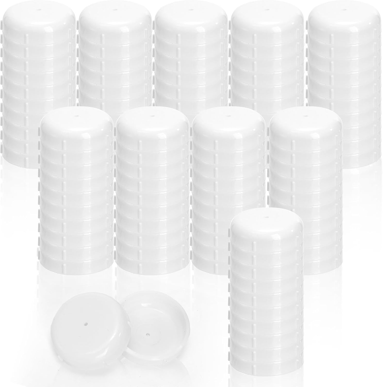 100 Pack 1-1/2 inch Patio Furniture Feet Caps, Wrought Iron Outdoor Chair Glides, Thick Plastic Leg Caps for Metal Chairs & Tables - Image 8