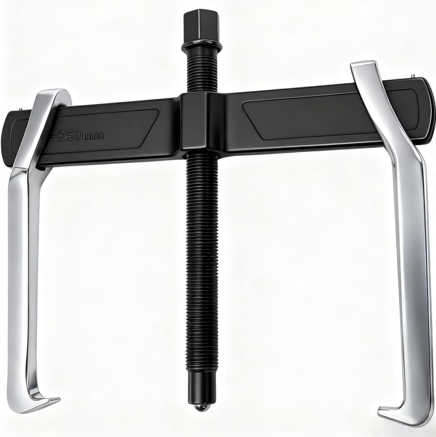 2-Jaw Gear Puller, 10 Inch Two Claws Puller Tool, Adjustable Steel Bearing Pulling Device, Heavy Duty Removal Pulleys, Separate Lifting Device for Flywheel Industrial Use, DIY Projects - Image 1
