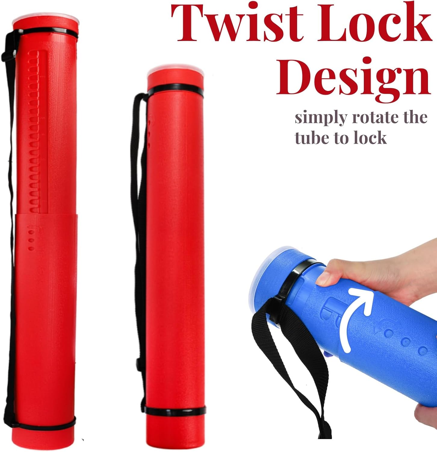 3 Packs Extendable Poster Tube, 25