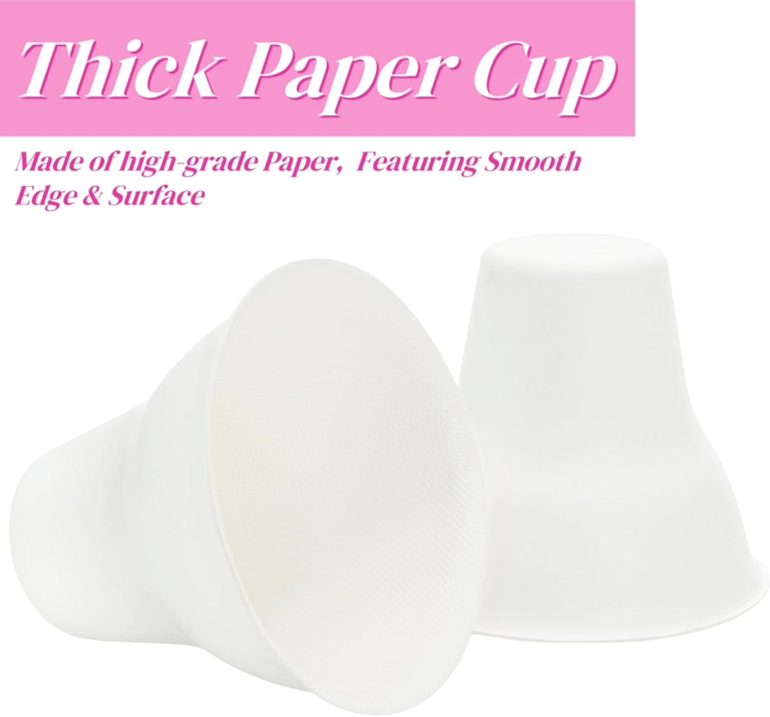 100 Pack Snow Cone Cups and Straws, 12 OZ Paper Cup with Colorful Spoon Straw, Leak-proof Shaved Ice Holder, Disposable Cream Bowls for Party Event Water Cooler - Image 3