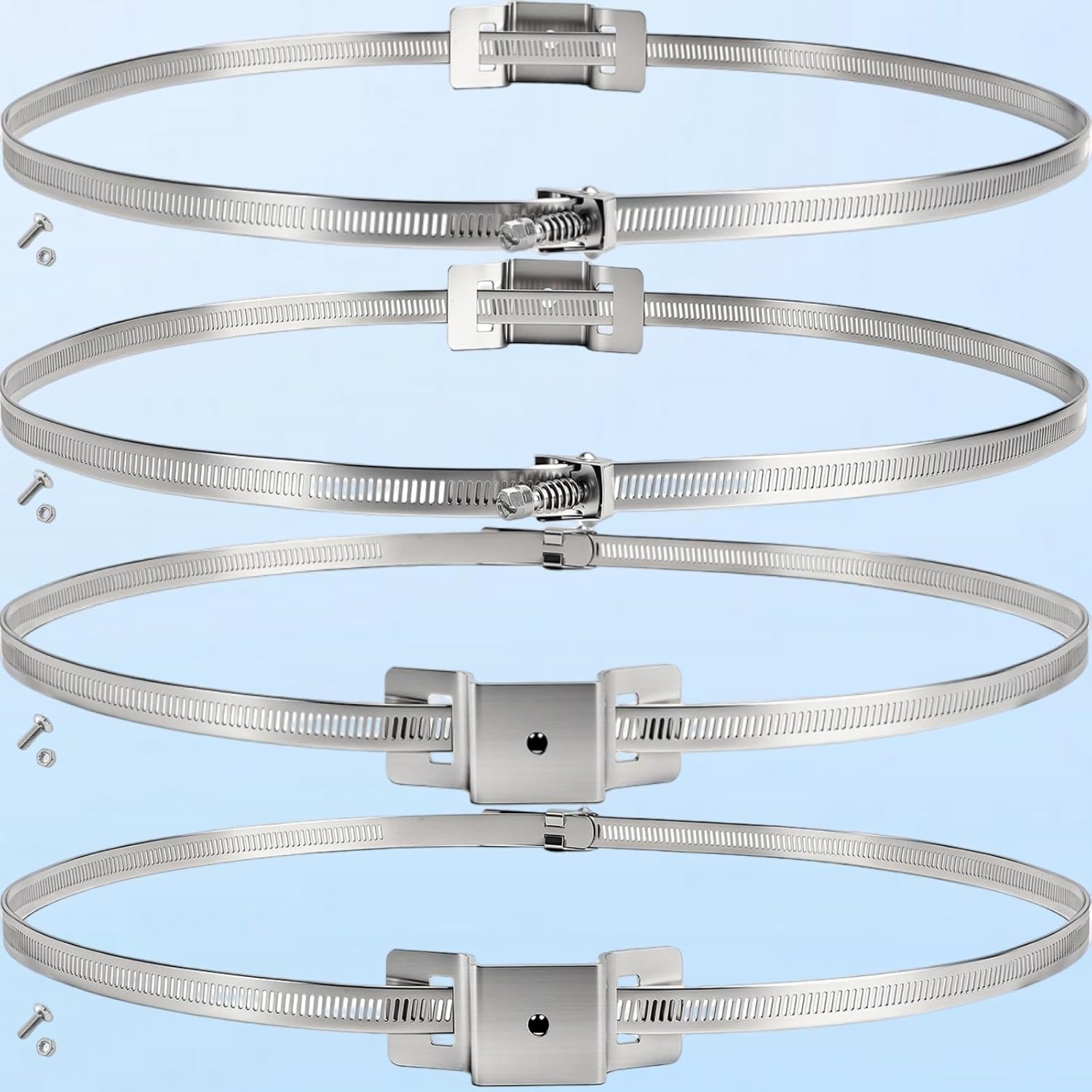 4 Pack Sign Mounting Brackets for Larger Poles, 4