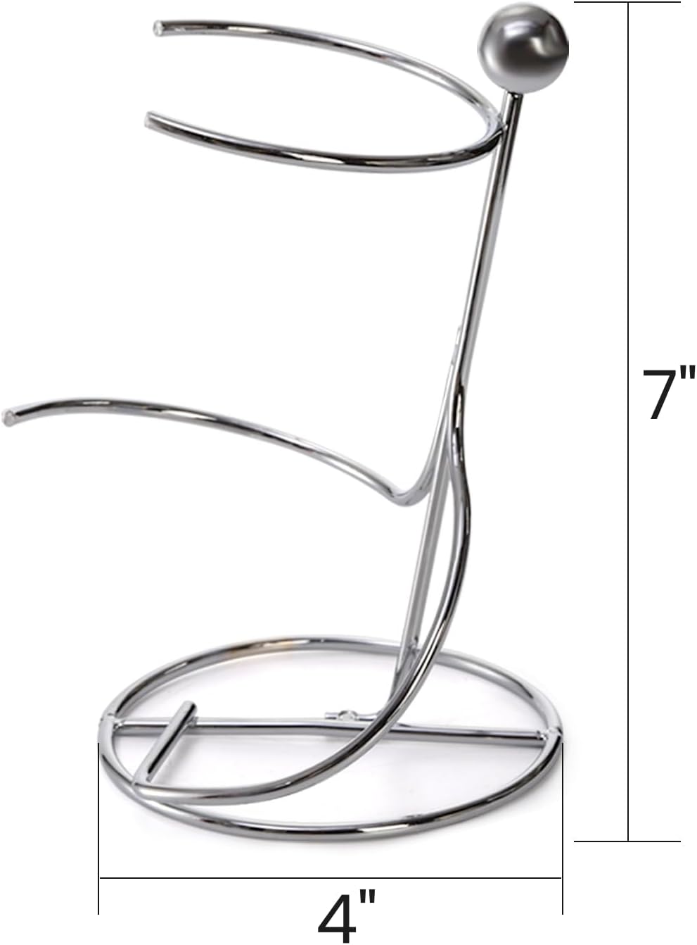 4 Packs Single Wine Rack Countertop, Silver Metal Small Holder, Floating Bottle Holder for Storage, Cabinet, Pantry, Unique Tabletop as Gifts Lovers - Image 2