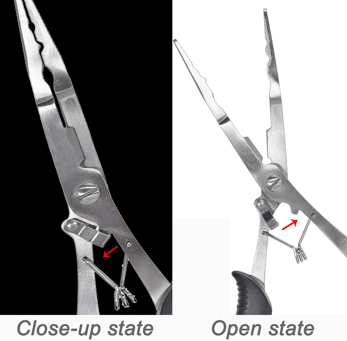 Vishaaktang - Hook Remover - Stainless Steel - Long Nose Hook Remover - With Sheath and Lanyard - Suitable for Line Clippers - Image 6