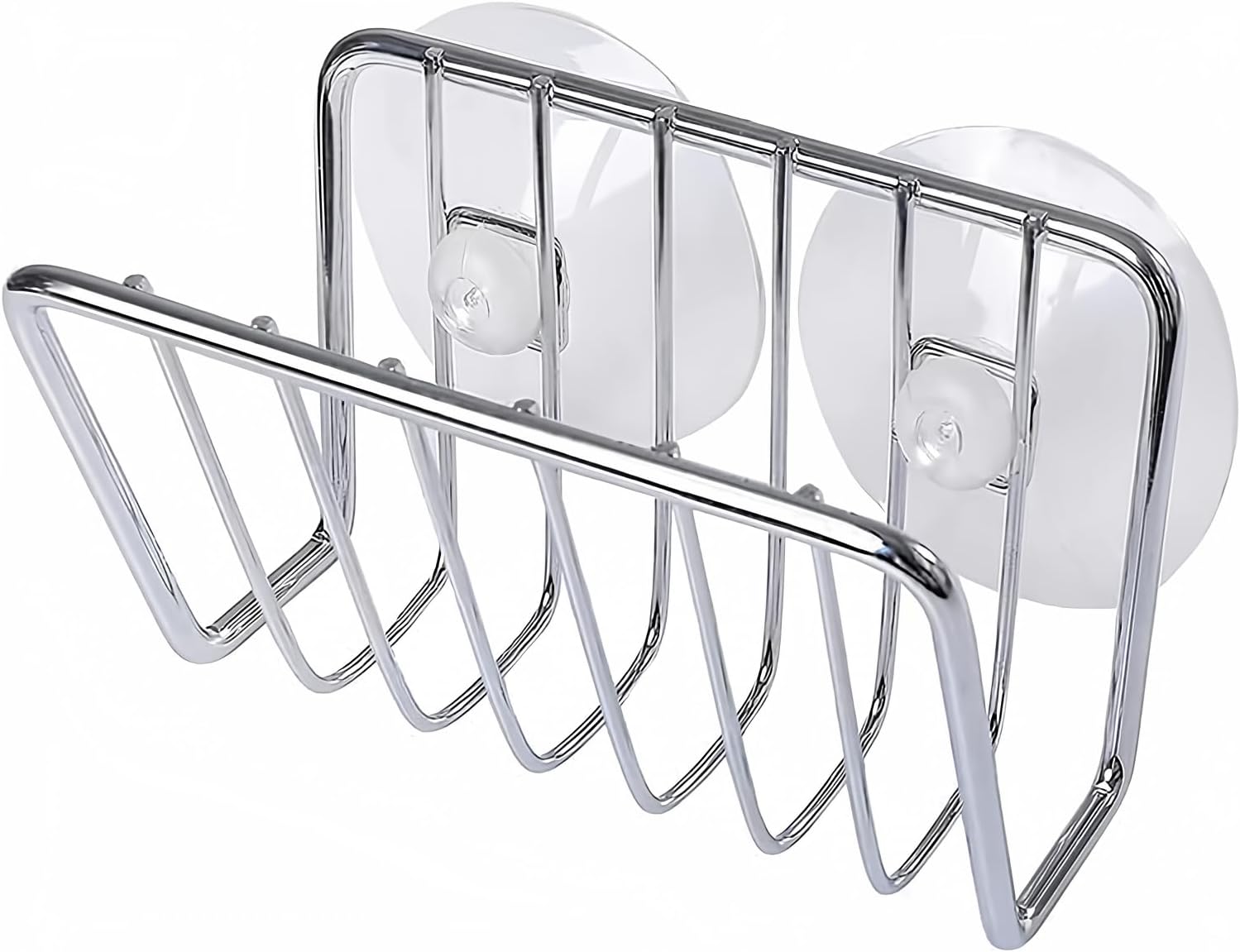Sponsrek - Kitchen Gully Stone Sponsrek - Stainless Steel Suction Cup - Sponsholder - Silver - Image 1