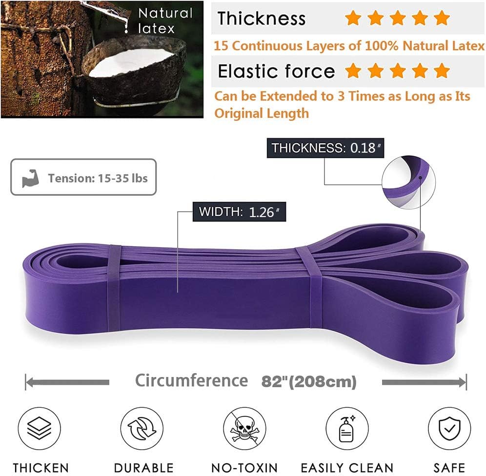 Resistance bands - Pull-Up Bands - Pull-Up Assist Bands - Exercise bands for men and women - Exercises - Stretching - Physiotherapy - Strength training - Image 2