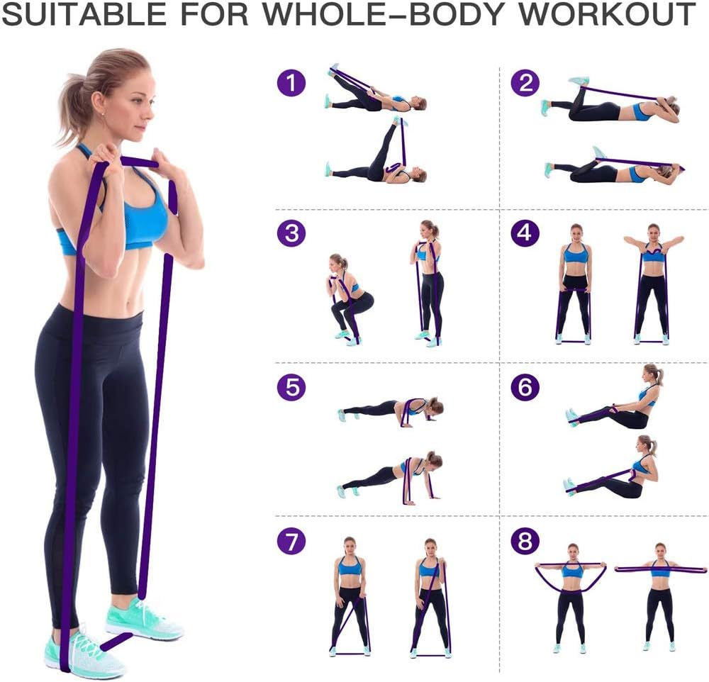 Resistance bands - Pull-Up Bands - Pull-Up Assist Bands - Exercise bands for men and women - Exercises - Stretching - Physiotherapy - Strength training - Image 4