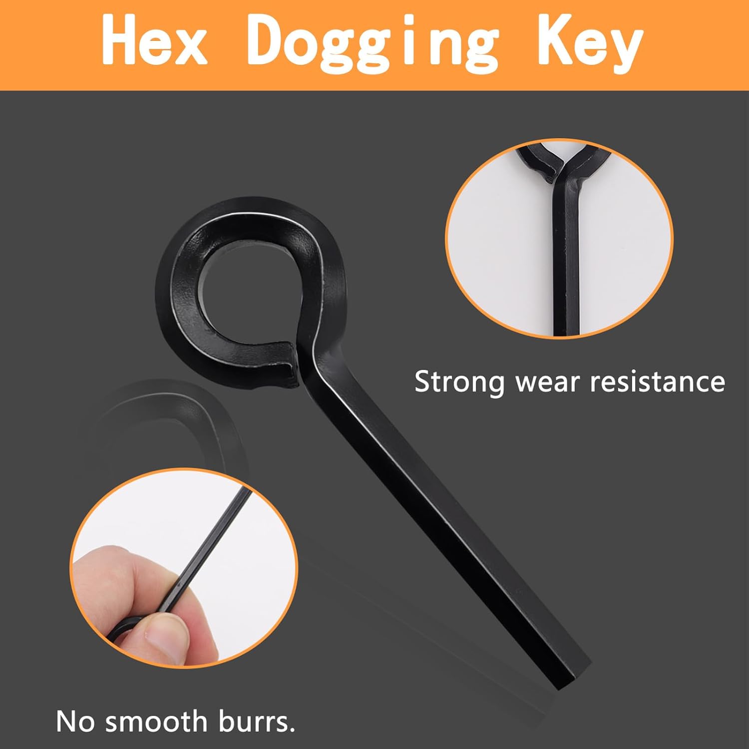 Schroevendraaiers - Socket keys - 12 pieces - Black - 7/32 inch - 5/32 inch - 1/8 inch - Standard hex - Metal hex socket key - Image 2