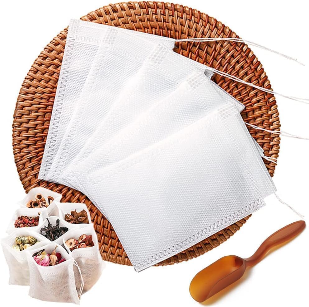 Theemaker tea bags-200 pieces-7*9cm-disposable loose tea bags-tea filter bag-for loose tea-loose leaf tea-coffee-herbs-herb - Image 1