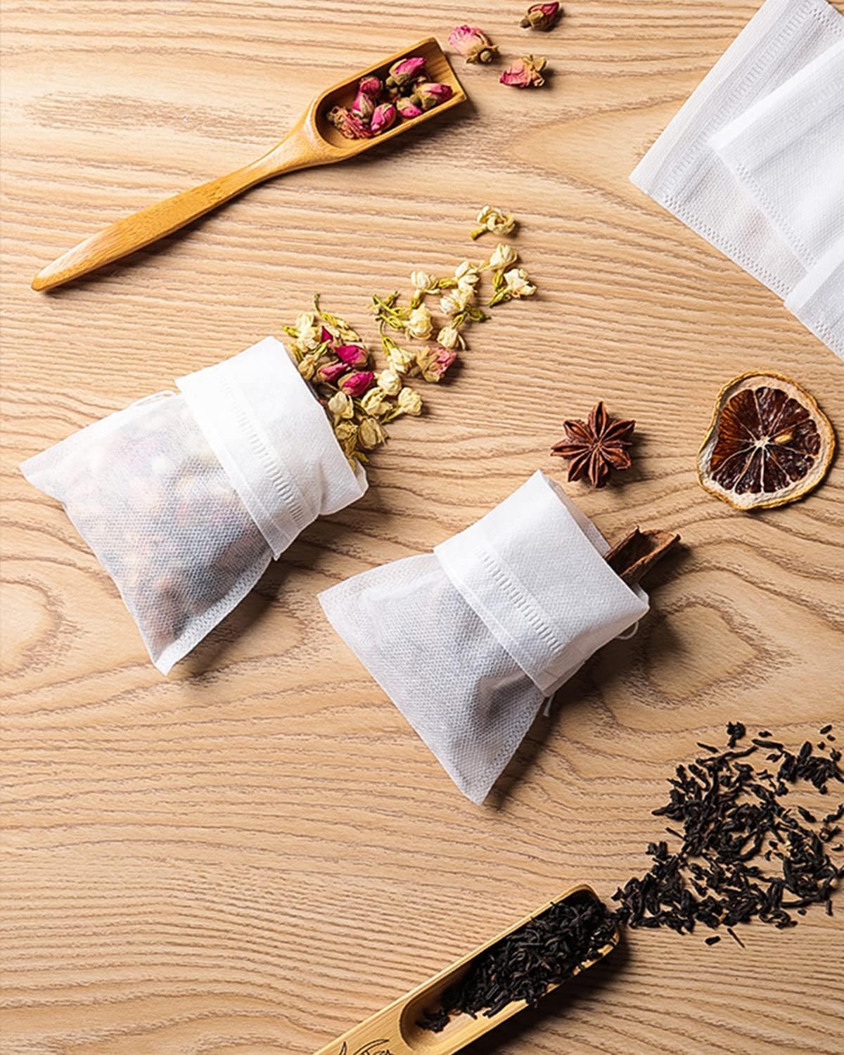 Theemaker tea bags-200 pieces-7*9cm-disposable loose tea bags-tea filter bag-for loose tea-loose leaf tea-coffee-herbs-herb - Image 7
