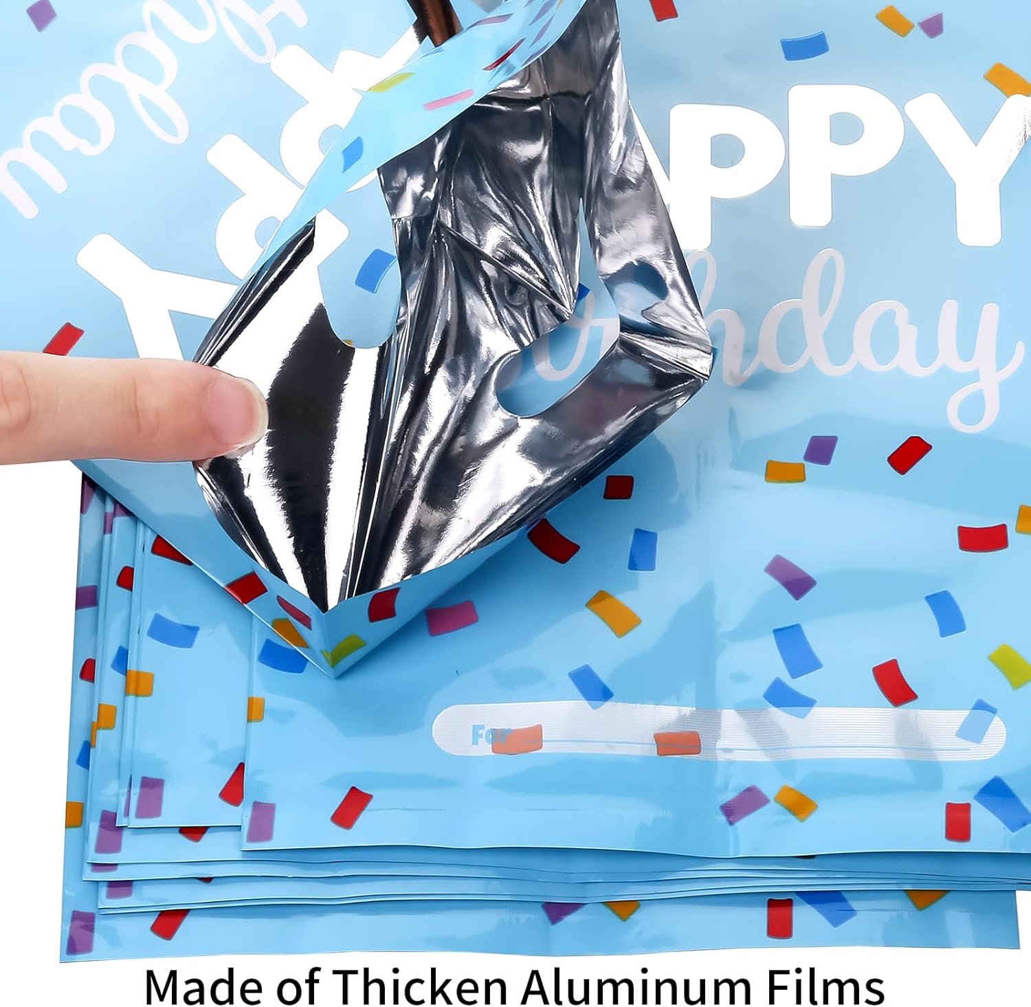 Gift Bags - 16.5*25cm - 40 pieces - Happy Birthday Gift Bags - Party Bags - Snack Bags - Plastic Lolly Gift Bags - Loot Bags - For Kids - Birthday Party Supplies - Image 4
