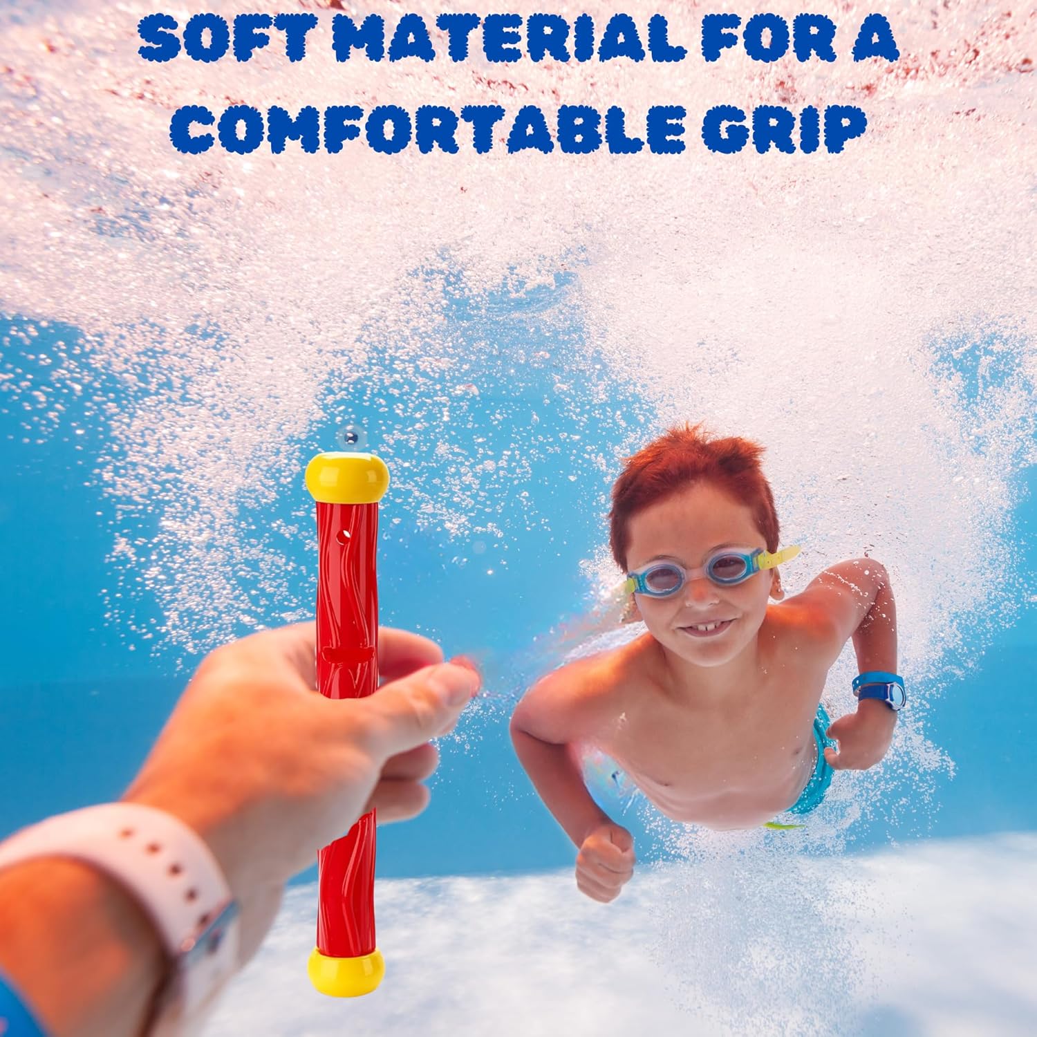 Diving stick - Dive toys - Kids' pool toys - Suitable for children aged 8-12 years - Pool toys - Colourful - Fast sinking - 5 colours - Image 5