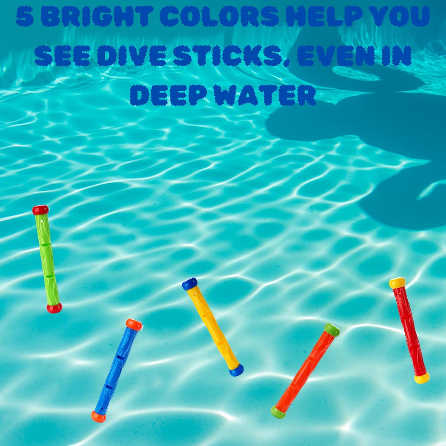 Diving stick - Dive toys - Kids' pool toys - Suitable for children aged 8-12 years - Pool toys - Colourful - Fast sinking - 5 colours - Image 6