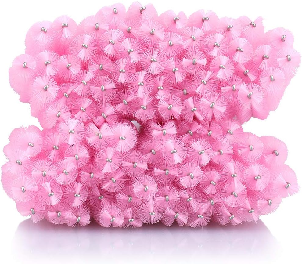Lash Brush - 100 pieces - Disposable Lash Brush - For Eyelash Extensions - Pink - Crystal Mascara Stick - Applicator - Image 3