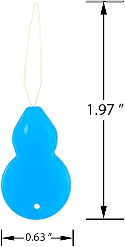 Needle threader, pack of 10. The pumpkin-shaped needle threader is easy to use for threading hand-sewing needles when doing cross-stitch clothing repairs – multiple colour designs for mending clothes. - Image 2