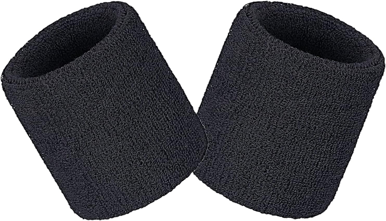 Wrist sweatbands - 2-piece sports sweatbands for men and women - for the gym - tennis - running - basketball - moisture-wicking - Image 1