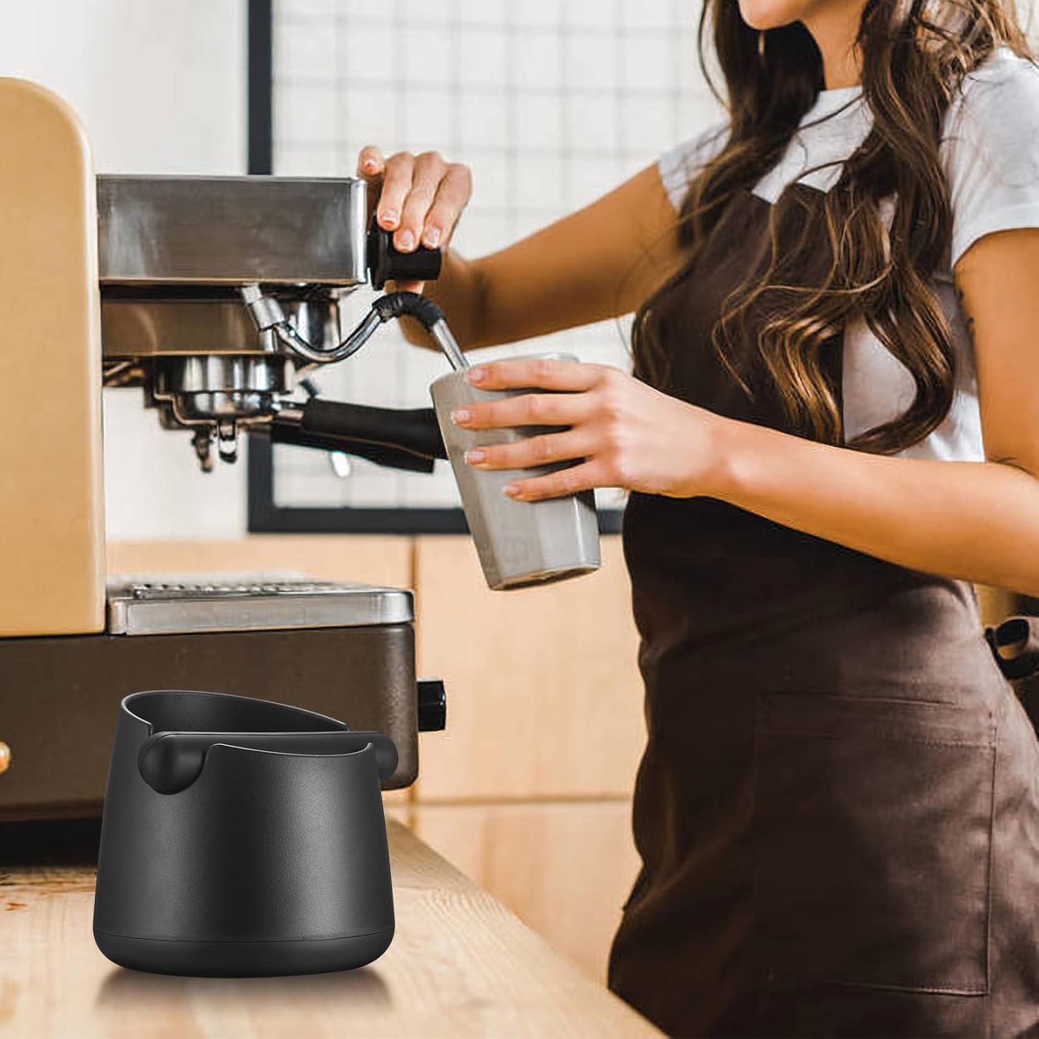 Coffee tap box - coffee drip tray - espresso drip box tap box - barista coffee drip box tap box (with removable metal tap rod and non-slip foot) - accessories for coffee machines - Image 7