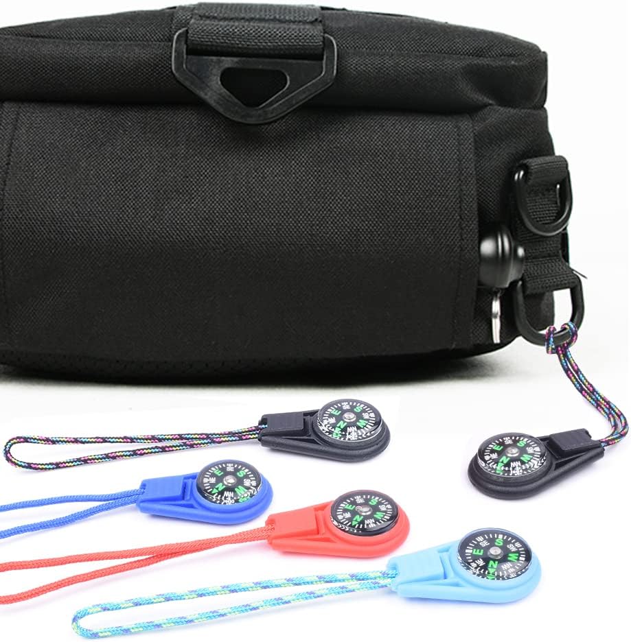 Kompas - 25-pack - Kids' Compass - Classroom - Mini Compass for Children - Hiking and Survival - Portable - Compass with Cord - 9 Colours - Image 4