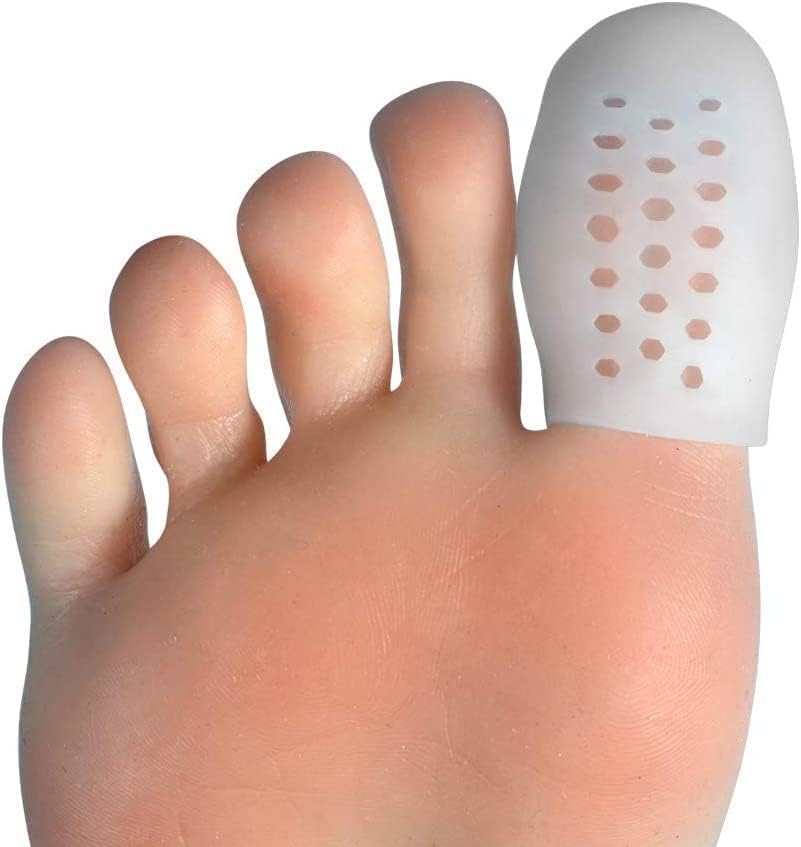 Large toe caps - 10 breathable toe protectors Toe protectors with holes to reduce friction and protect large toes - Image 5