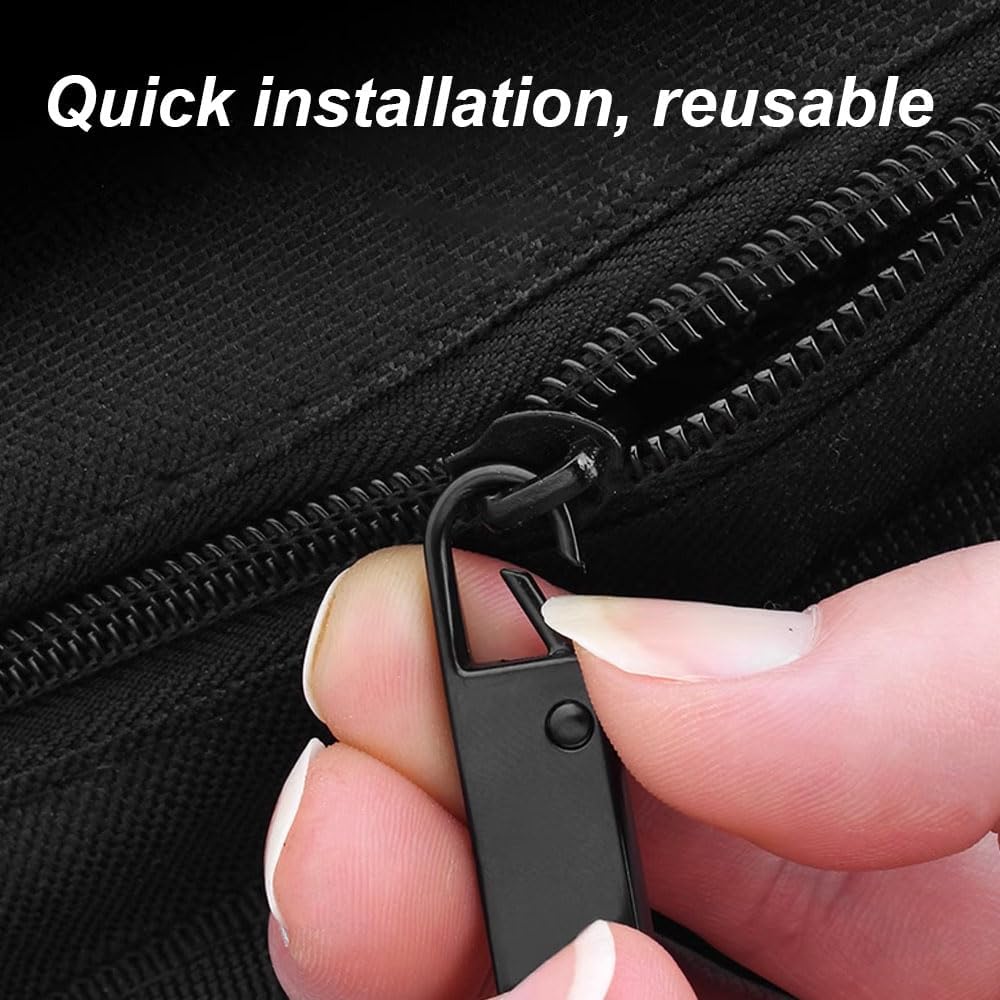 Reserve zips - 12-pack metal zips - removable - suitable for purses - clothing - jeans - suitcases - luggage - Image 4