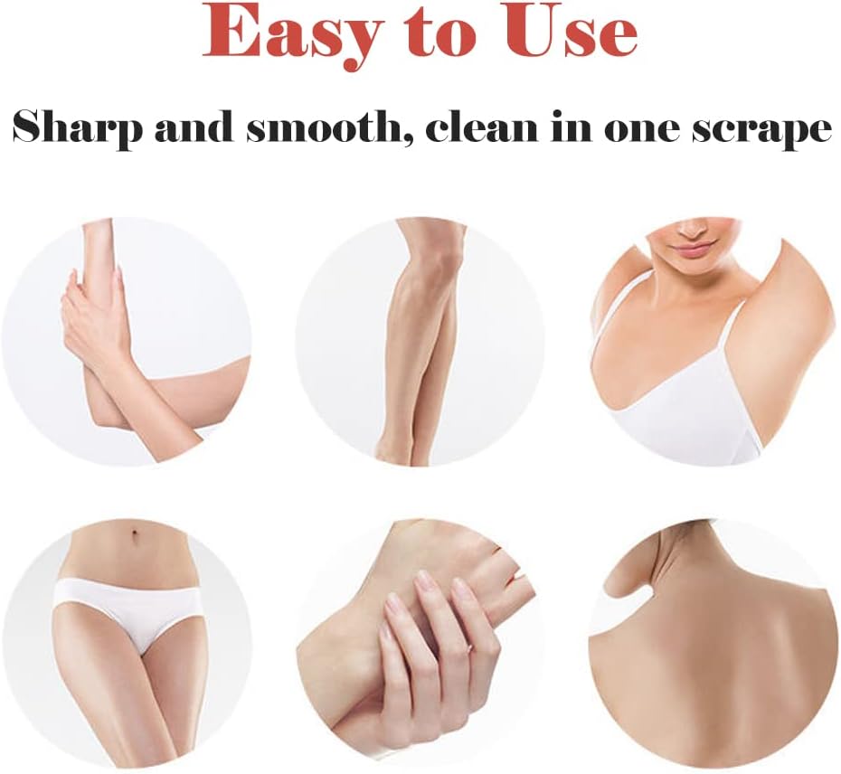 Set of 4 face razors - microdermabrasion blades for the face - eyebrow trimmers - face shavers and facial hair removal devices. - Image 2