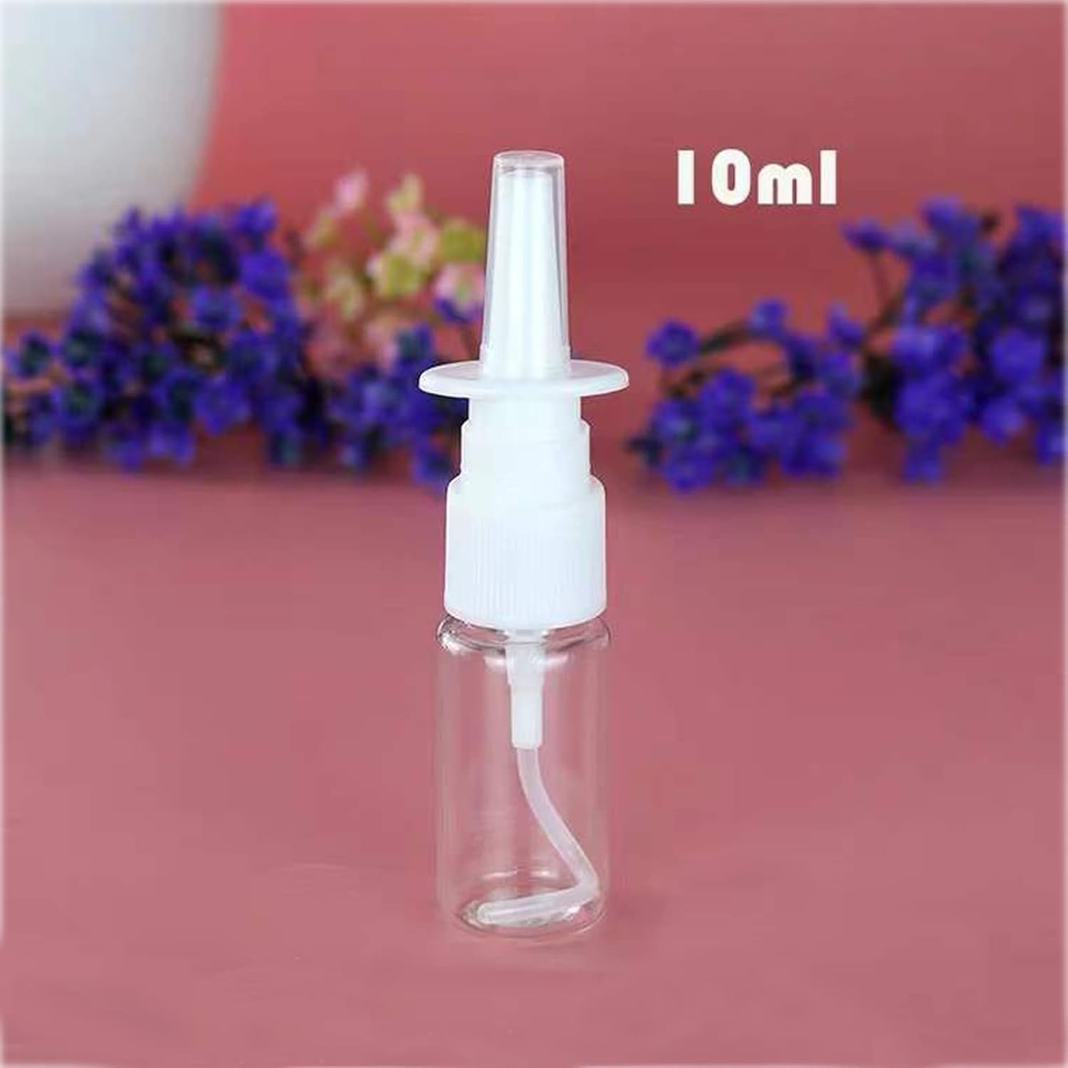 3-pack nasal spray bottles - clear spray bottle - empty nasal spray - direct spray container for essential salt solution - 10 ml - Image 4