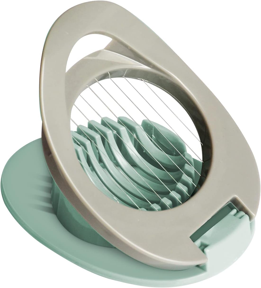Egg slicer - Egg slicer with stainless steel wire - multi-functional egg slicer - slices boiled eggs, ham, bananas and strawberries evenly - Image 1
