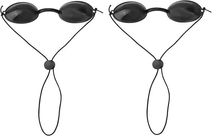 2 pairs of protective glasses for eye protection against red light - tanning glasses for women - tanning glasses for sunbathing - Image 1