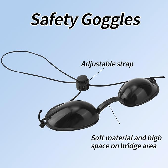 2 pairs of protective glasses for eye protection against red light - tanning glasses for women - tanning glasses for sunbathing - Image 4