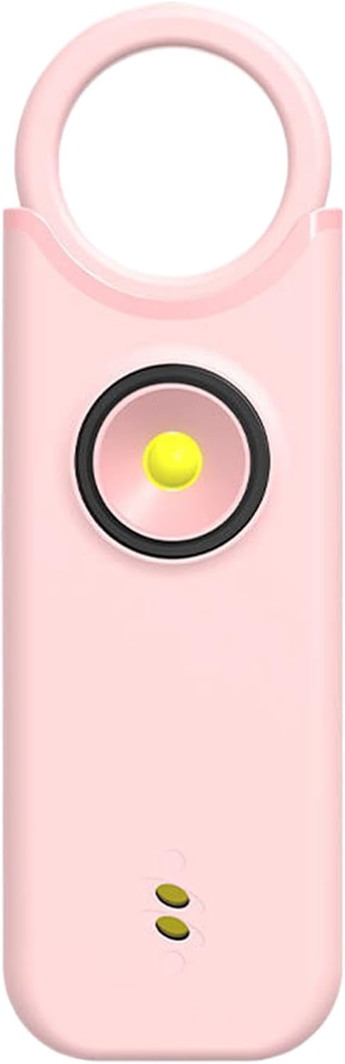 Personal alarm - Ladies - 135db - Rechargeable - SOS - LED light siren - Compact - Keychain - Siren with safety LED light - Image 1