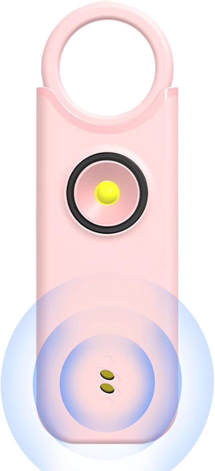 Personal alarm - Ladies - 135db - Rechargeable - SOS - LED light siren - Compact - Keychain - Siren with safety LED light - Image 5