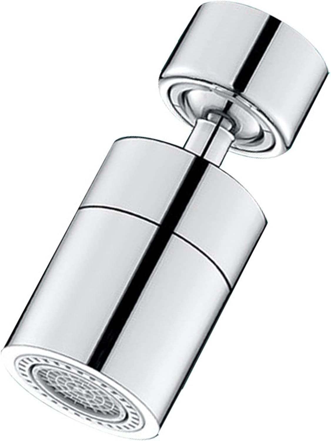 Faucet spray head for kitchen and sink taps - 360° swivel dual-function sprayer - 80-degree swivel tap spout with wide angle - Extended sprayer for taps - Splash-proof spray head for kitchen tap spouts - Image 1