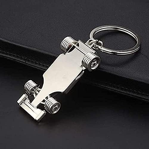 Silver racing keychain for Father's Day, birthday, Christmas for racing fans, 1 sport F1 keychain, keychain accessories Formula 1 gift for boys or men - Image 3