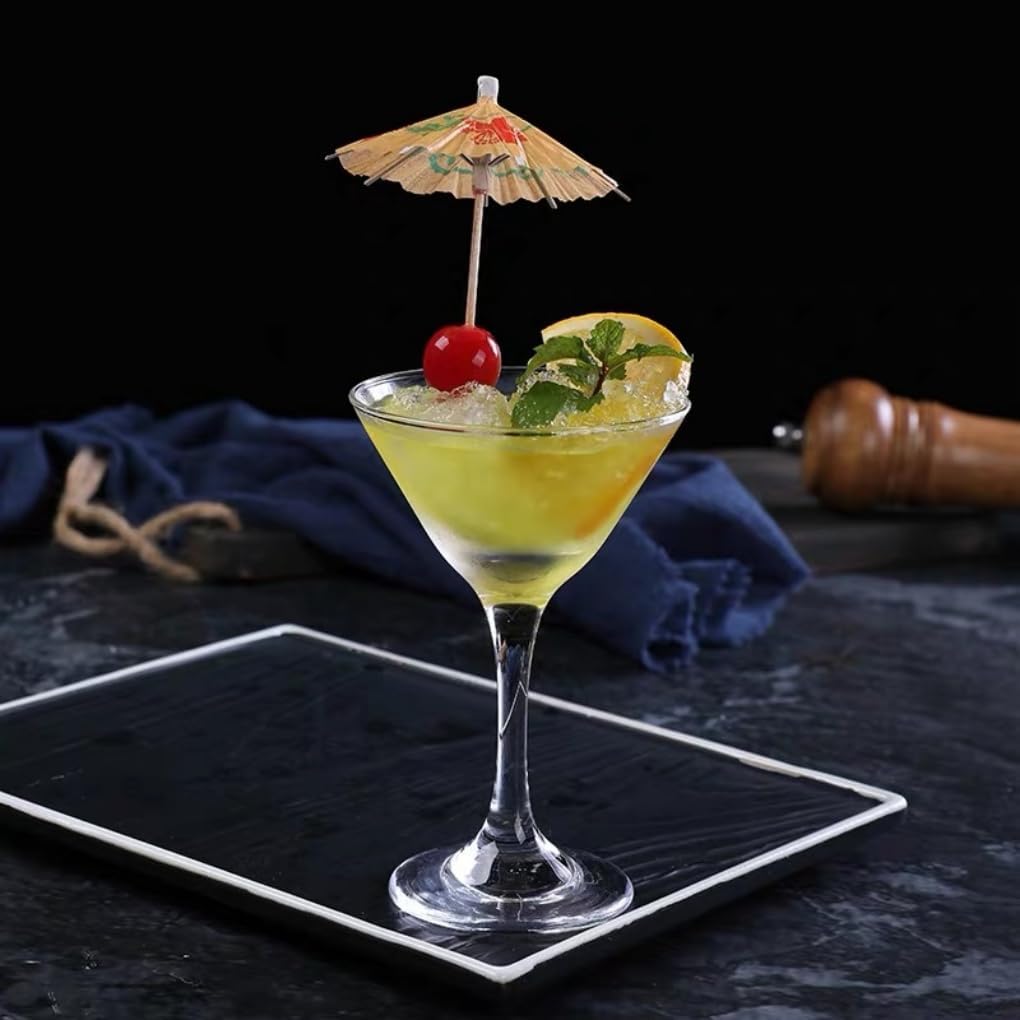 25 cocktail umbrellas for drinks - colourful paper umbrellas for drinks - Image 5